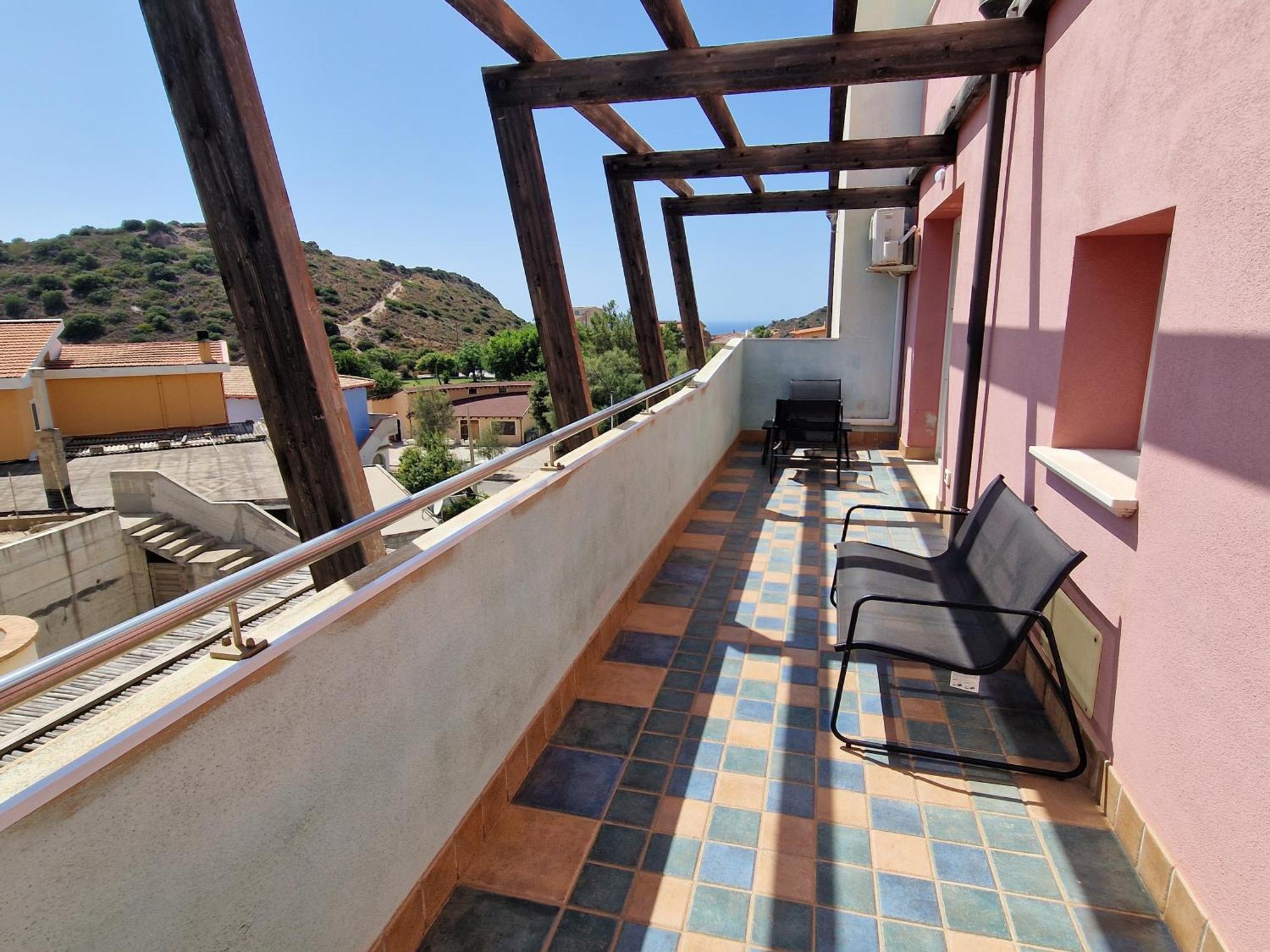 Oasi Blu Monolocale Vista Mare Apartman Nebida Kültér fotó